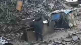 Worker efficiently decapitates himself with machine in china.
