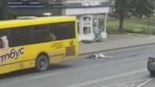 Woman Run Over And Dragged By Bus, Dies