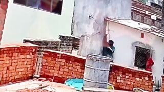 Worker Breaking A Slab Gets Electrocuted And Killed In India