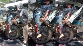 Seconds After Deadly Highway Crash In Colombia