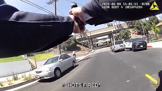 Armed Male Chased And Shot By Entire Army Of LAPD COPS