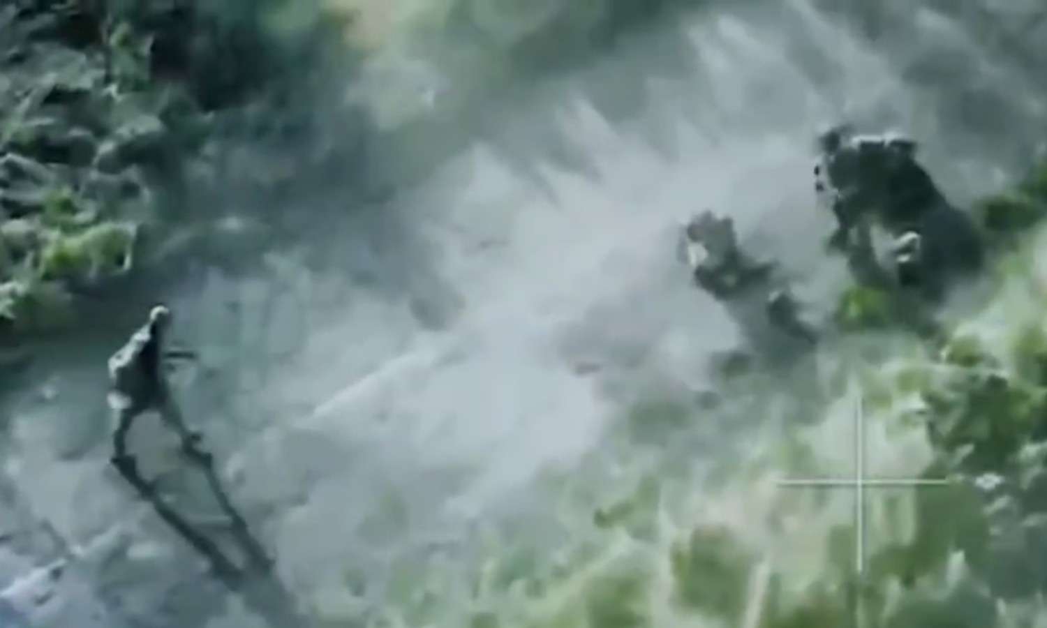Ukrainians abandon 2 wounded friends.