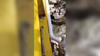 Biker Dies and  Girlfriend Injured After Falling Into River