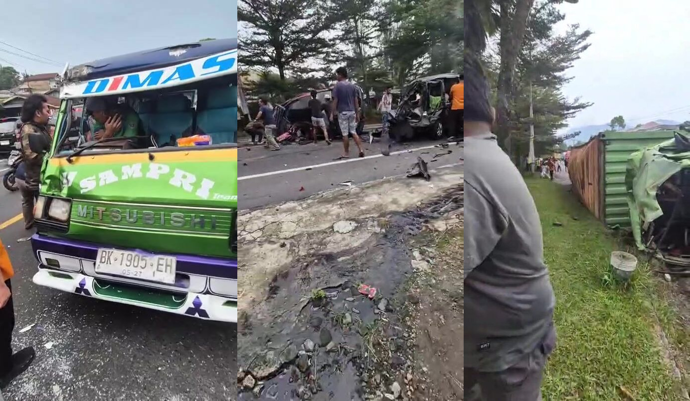 Man decapitated and several killed injured in multiple car accident