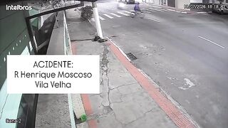 cyclist die in brutal accident  in vila velha city brazil