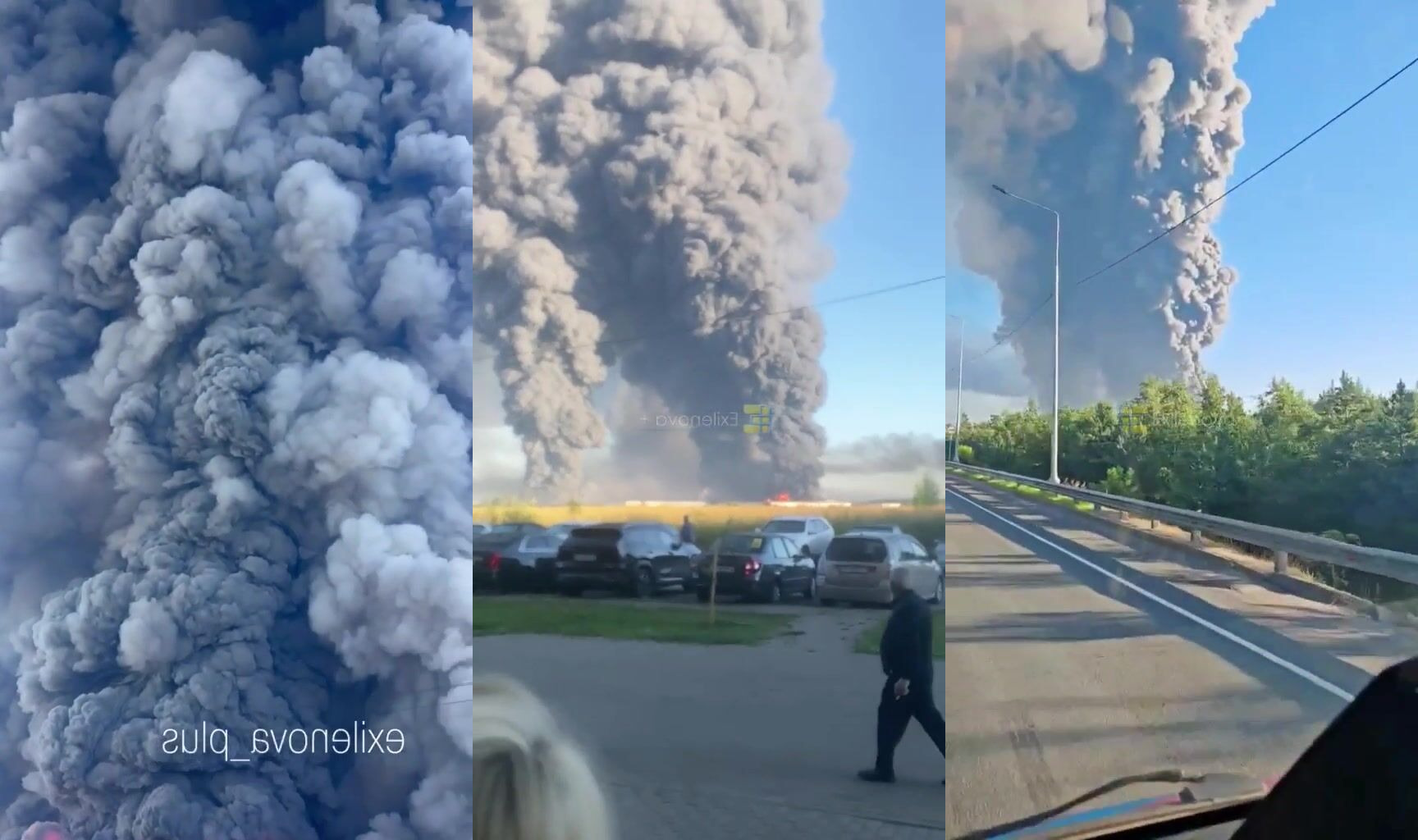 Ukrainian forces shell the Wildberries center in Elektrostal, Moscow region.
