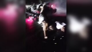 2 motorists electrocuted when their motorcycle connects with live wire