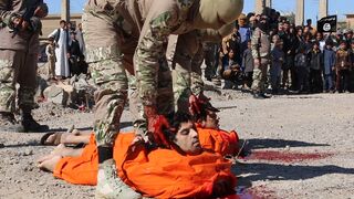Beheadings + 5 throats slit + 2(3) gun executions