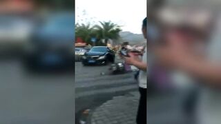 Don't mess around on the road, bro.  (compilation)