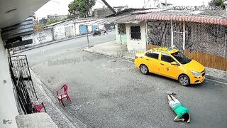 Man Talking On Phone Surprised By Gunman In Broad Daylight
