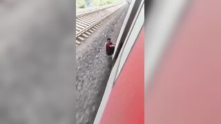 Phone Thief Kicked Off A Moving Train, Passenger Arrested
