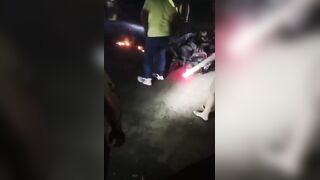 Two Female Motorcyclists Electrocuted, Killed By Live Wire In Colombia {FULL}