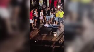Two Female Motorcyclists Electrocuted, Killed By Live Wire In Colombia {FULL}