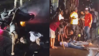 Two Female Motorcyclists Electrocuted, Killed By Live Wire In Colombia {FULL}