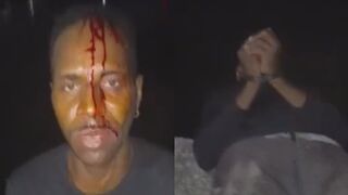 Man With Hands Tied Executed With A Single Shot