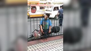 E-Biker Rider Fell On Sharp Fencing While Suffering an Epileptic Seizure