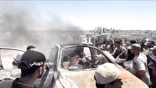 Aftermath Of Todays Israeli Strike In Gaza