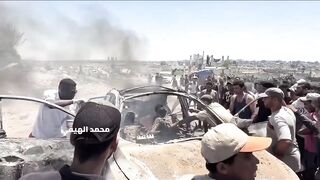 Aftermath Of Todays Israeli Strike In Gaza