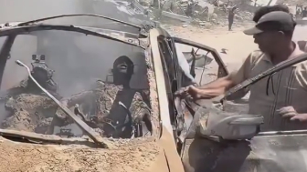 Aftermath Of Todays Israeli Strike In Gaza