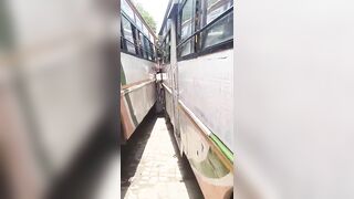 Woman Crushed Between Two Buses Dies