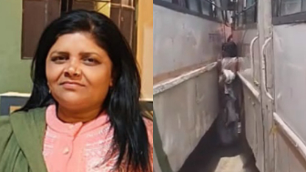 Woman Crushed Between Two Buses Dies