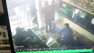 Escapes with his life