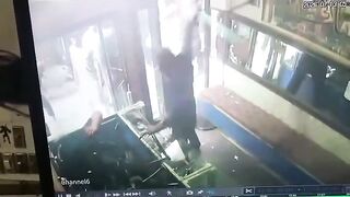 Escapes with his life