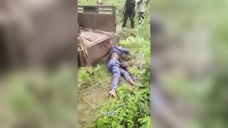 Bandits Beaten To Death, Set On Fire By Group Of Vigilantes