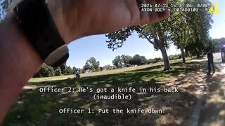 Knife Wielding Killer Of His Nine-Year-Old Son Shot 14 Times By California Cops