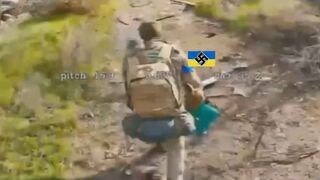 Denazifying a Ukrainian looter.