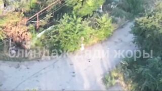 What is the Ukrainian doing?