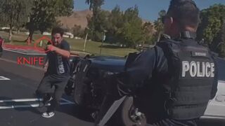 Man Armed With Knife Attacks California Cops Before Getting Shot And Killed