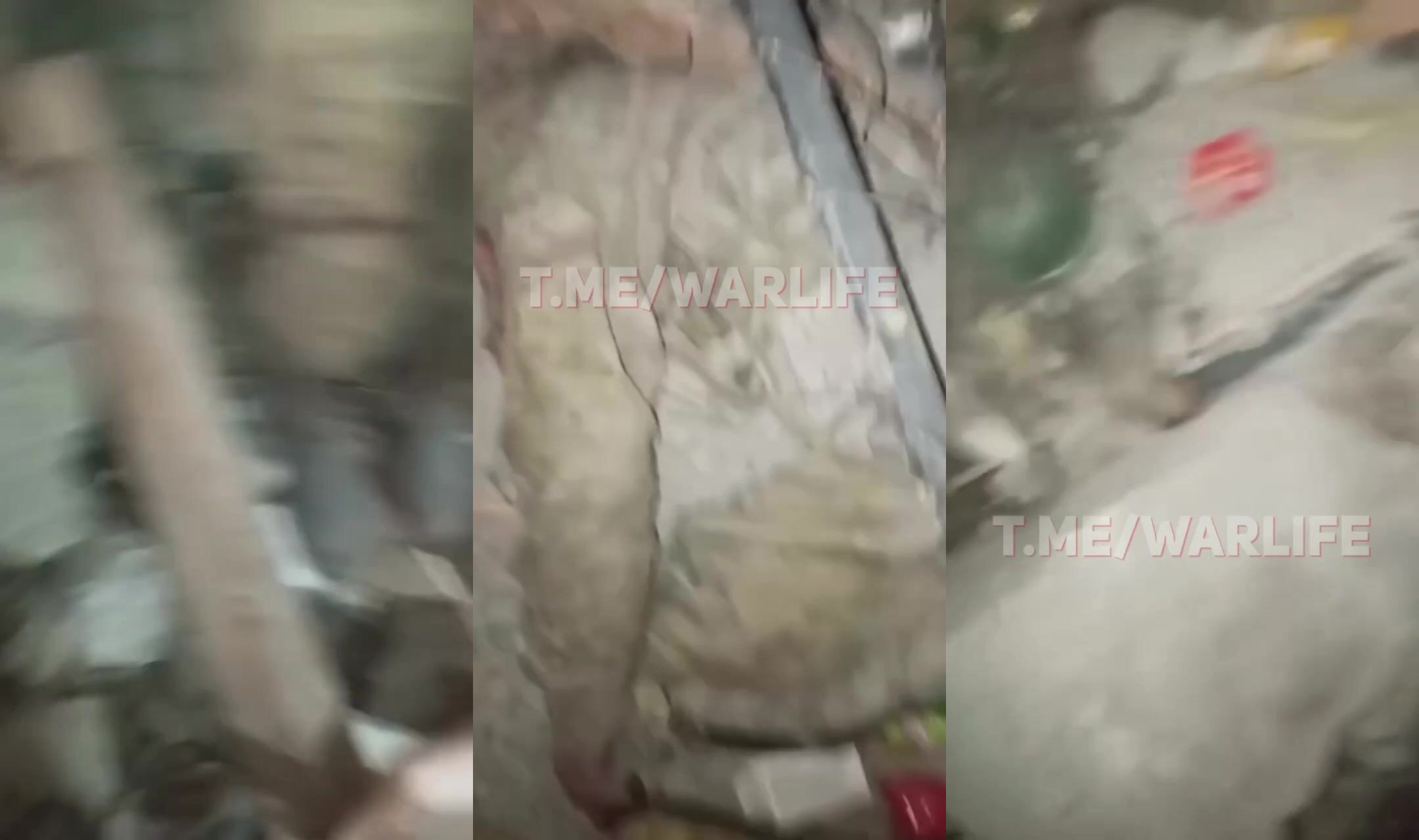RU POV: Russian scouts fell asleep.