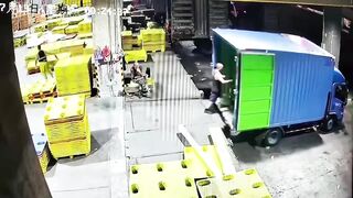 Warehouse Worker Crushed By Reversing Box Truck