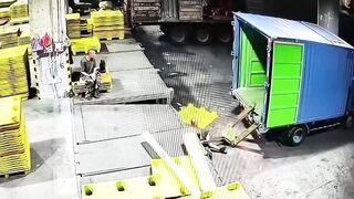 Warehouse Worker Crushed By Reversing Box Truck