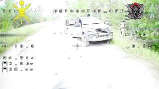 Car blows Ukrainians.