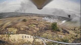 Destroying of a pedoruzzian tank assault on Dobropillya sector