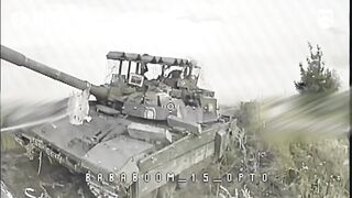 Destroying of a pedoruzzian tank assault on Dobropillya sector