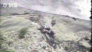 Destroying of a pedoruzzian tank assault on Dobropillya sector