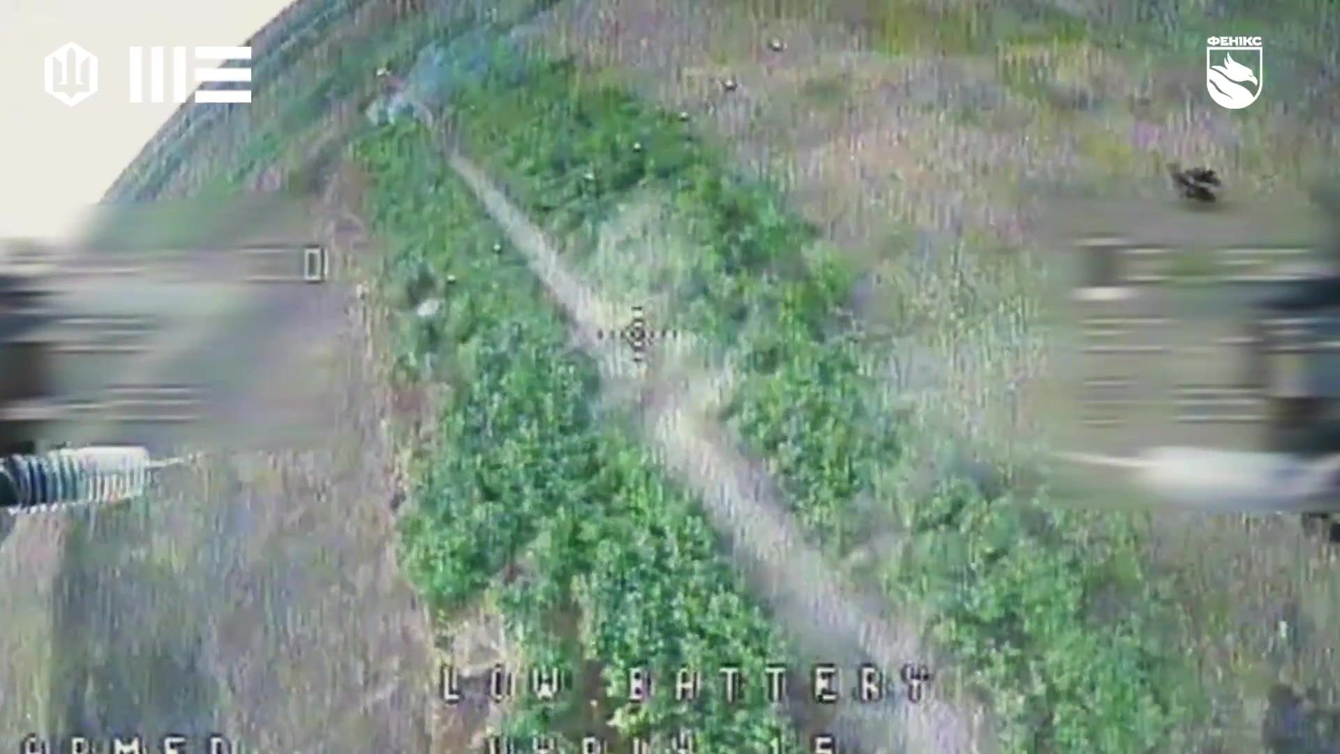 Destroying of a pedoruzzian tank assault on Dobropillya sector