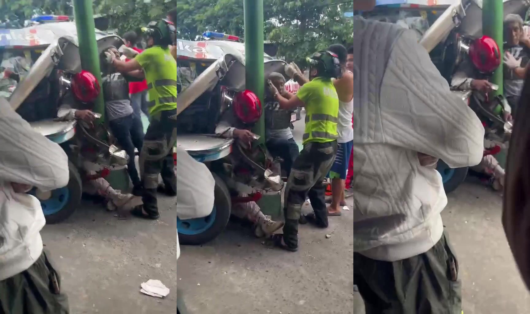 2 men hit by truck