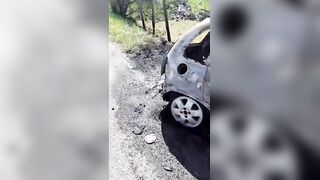 Terrible Aftermath Of Deadly Fiery Crash