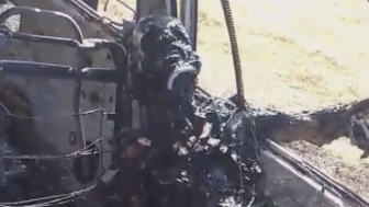 Terrible Aftermath Of Deadly Fiery Crash