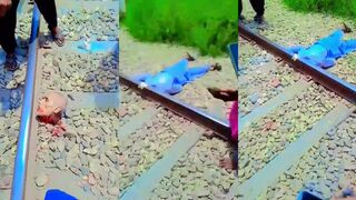 Suicide by train in Pakistan