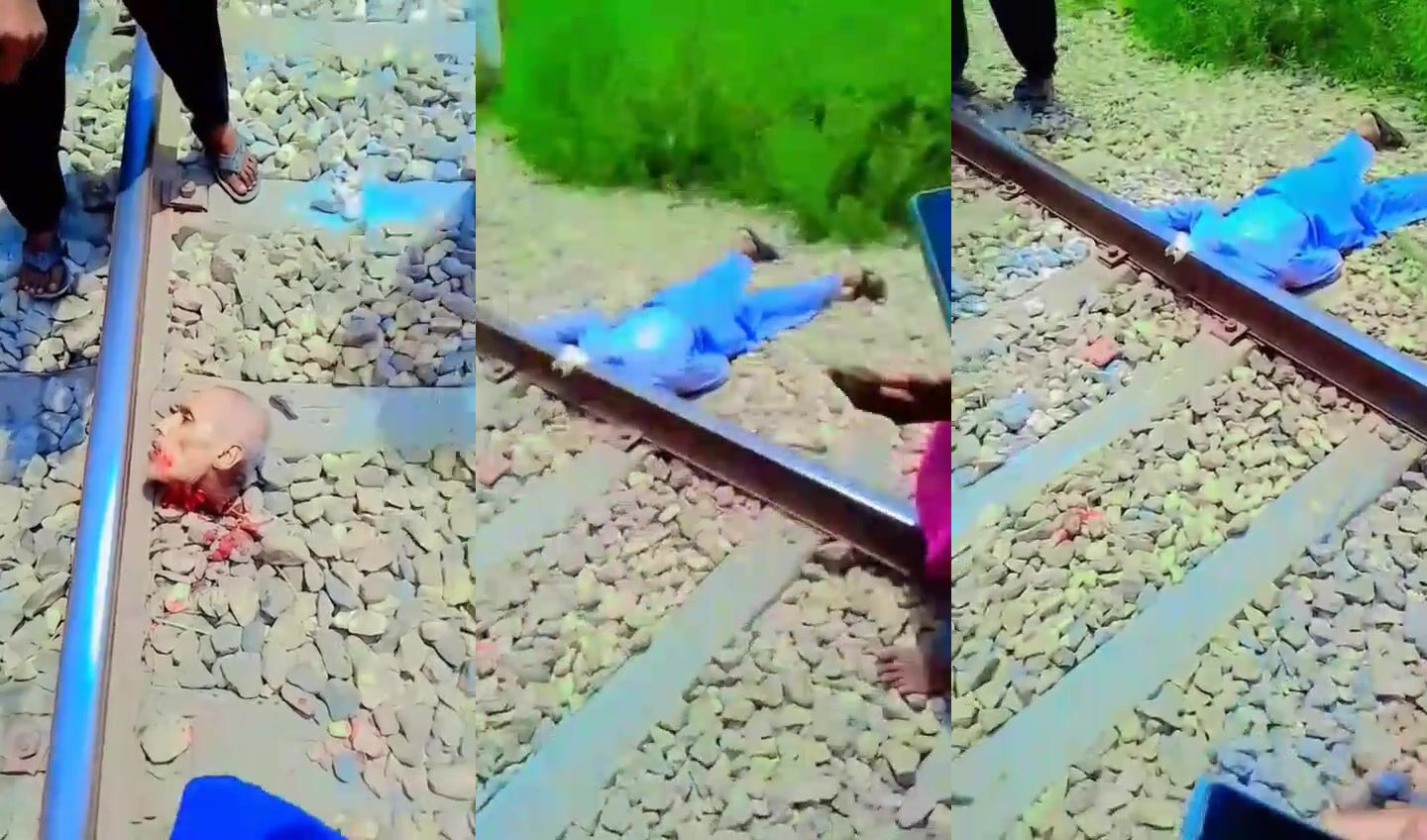 Suicide by train in Pakistan