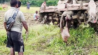 Man dies caught in tractor