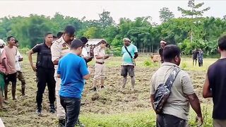 Man dies caught in tractor