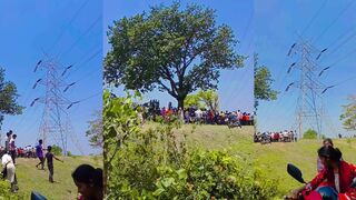 Man hangs himself from electrical tower