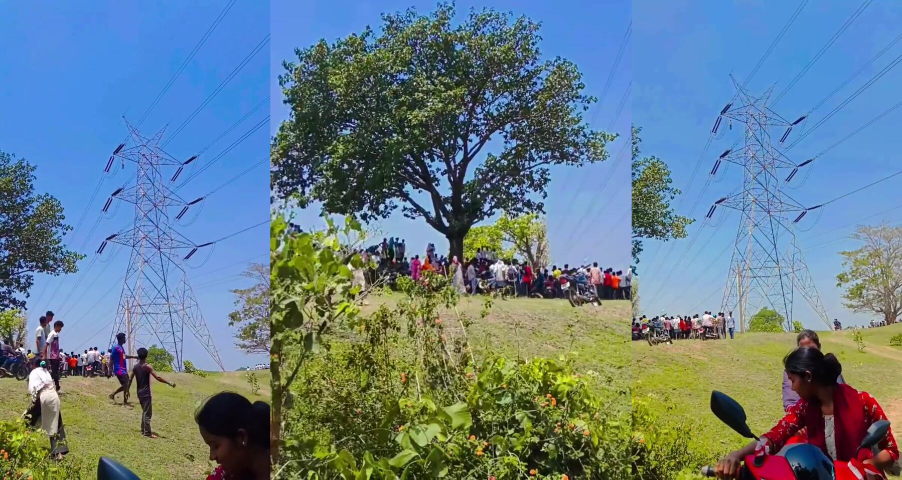 Man hangs himself from electrical tower