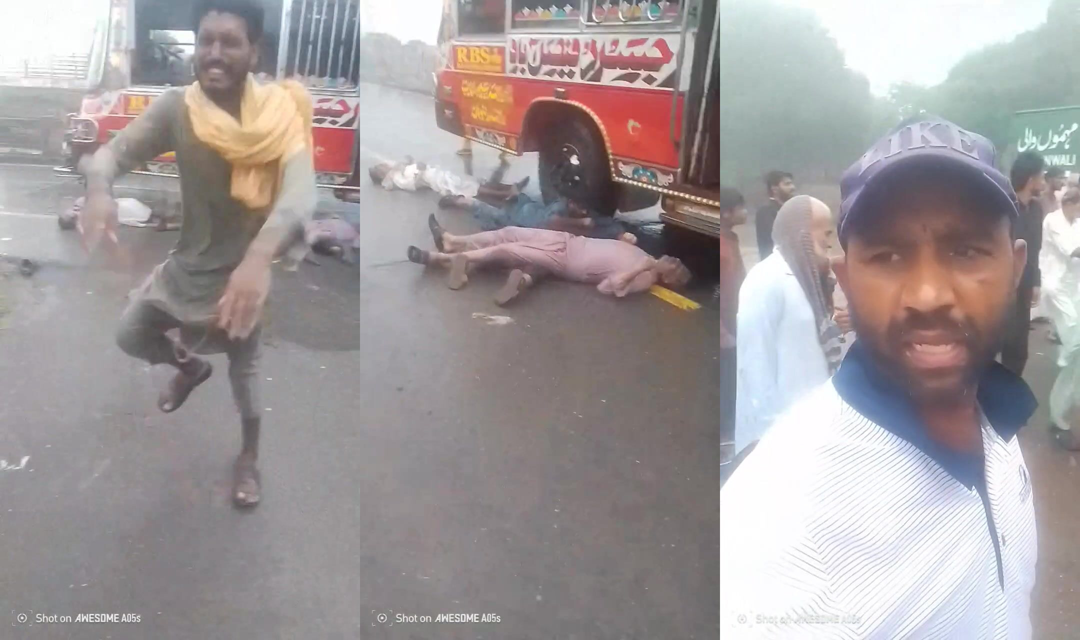 4 men electrocuted by exposed wire